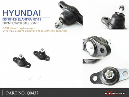 Front Lower Ball Joints for Hyundai I-30 1st 2007-2012