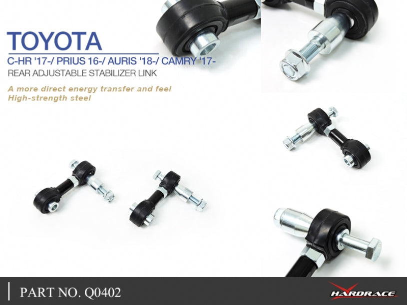 Detroit Axle Pair Rear Sway Bar End Links – Fits Toyota Camry, Celica, Corolla, Lexus ES, Chevy Prizm