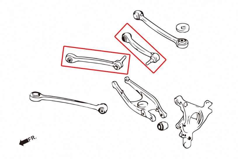 Rear Camber Kit (Harden Rubber) for BMW F80 M3 | F82/83 M4 | F87 M2