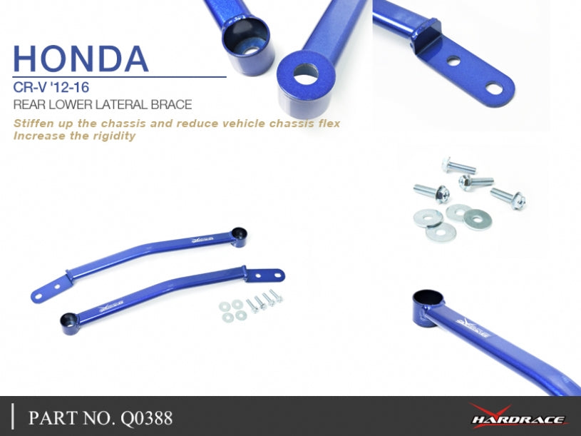 Hardrace Rear Lateral Brace for CR-V 4th RM1/RM3/RM4 2012-2016