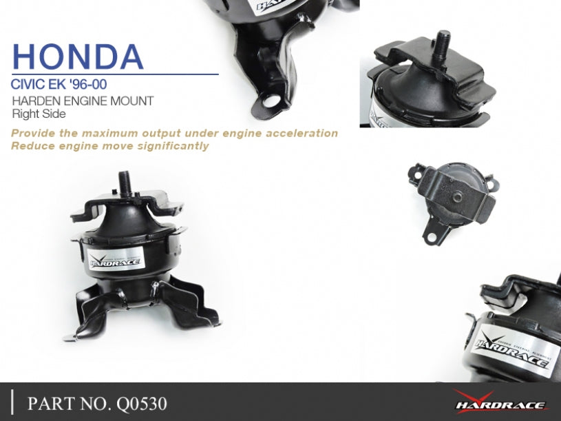 Harden Engine Mount for Honda Civic 6th 1996-2000 EK3/4/5/9 EJ6/7/8/9 EM1