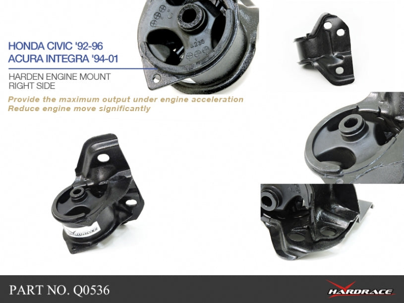Hardrace Right Engine Mount for 92-95 Civic | 94-01 Integra