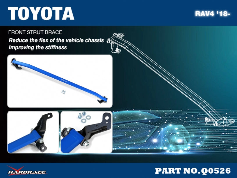 Hardrace Hardrace Front Strut Bar for NX AZ20 '22- | RAV4 XA50