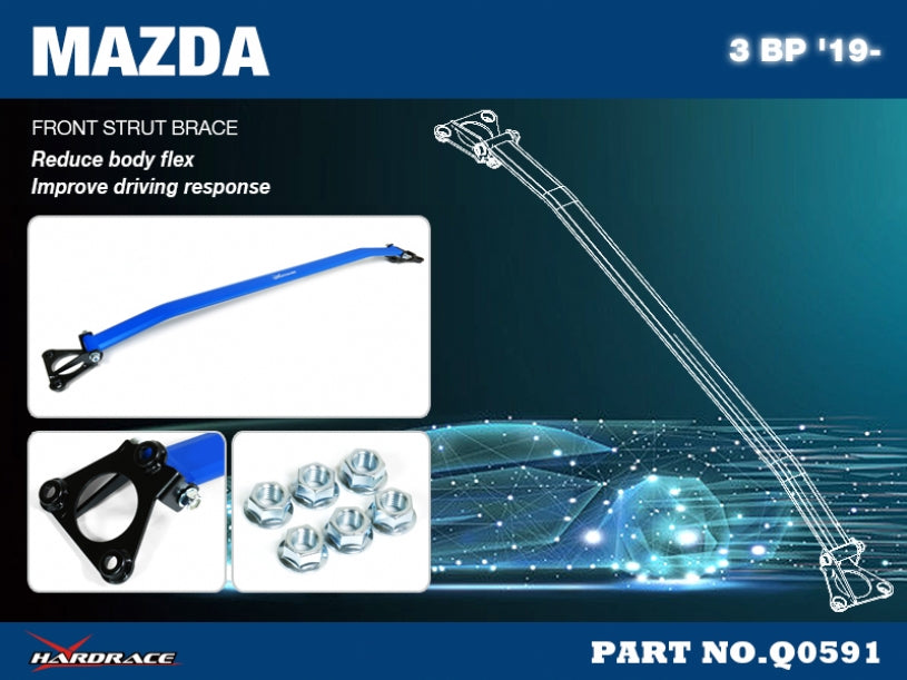 Front Strut Brace for Mazda 3 BP '19- | CX-30 DM