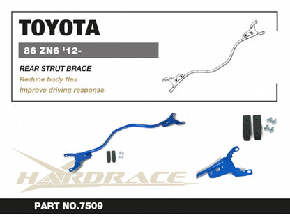 Hardrace Toyota 86/BRZ/FR-S Rear Strut Brace