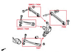 Rear Toe Control Arms (Pillow Ball) for BMW 1/2/3/4 Series F20/F21/F22/F23/F30/F31/F32/F33/F34/F35/F36