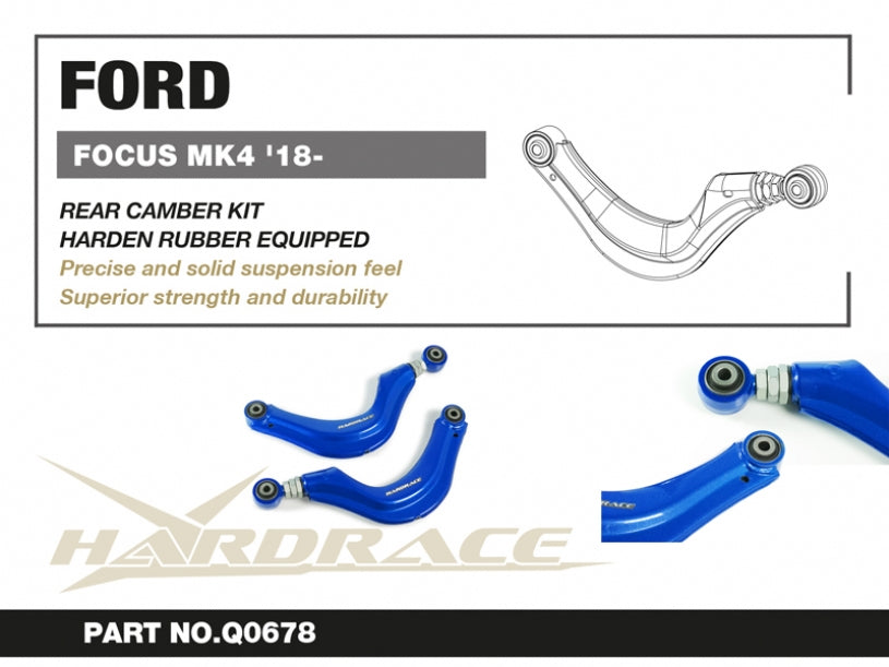 Rear Camber Kit (Harden Rubber) for Ford Focus MK4 2018-