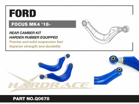 Rear Camber Kit (Harden Rubber) for Ford Focus MK4 2018-