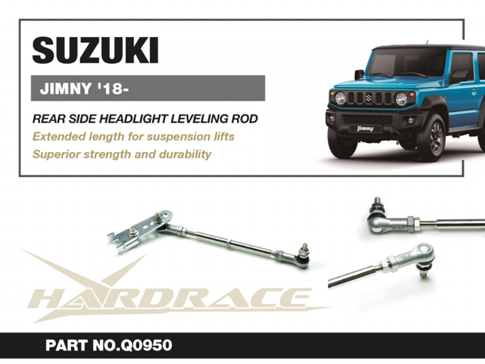 Rear Side Headlight Leveling Rod & Bracket