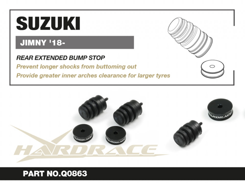 Hardrace Rear Extended Bump Stops – Velocity Shop