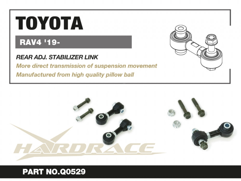 Hardrace Toyota RAV4 '19-up, Ford Range 19-up. Rear Adjustable Stabilizer Links - 2 pcs/set