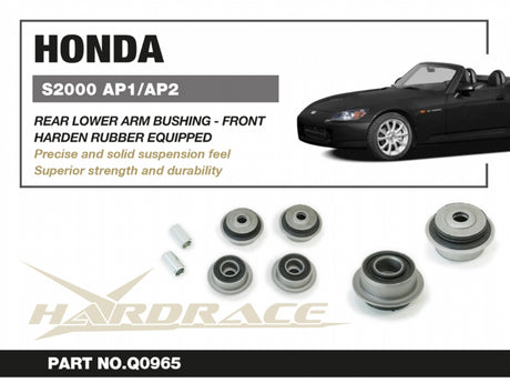 Hardrace Rear Lower Arm Bushings (Front Side) for S2000 AP1 AP2