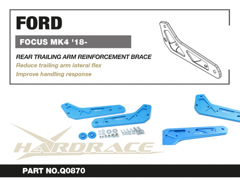Rear Trailing Arm Reinforcement Brace for Ford Focus MK4 2018-