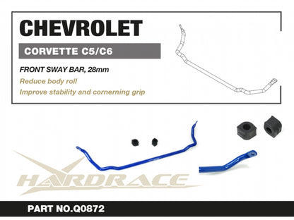 Front Sway Bar 28mm for Corvette C5 C6