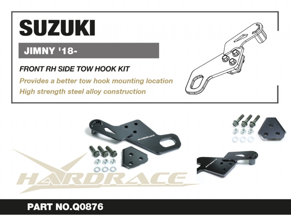 Hardrace Front Tow Hook Kit for Suzuki Jimny 4th 2018-Present