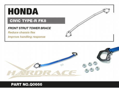 Front Strut Tower Brace for Honda Civic 10th Type-R FK8 2017-2022