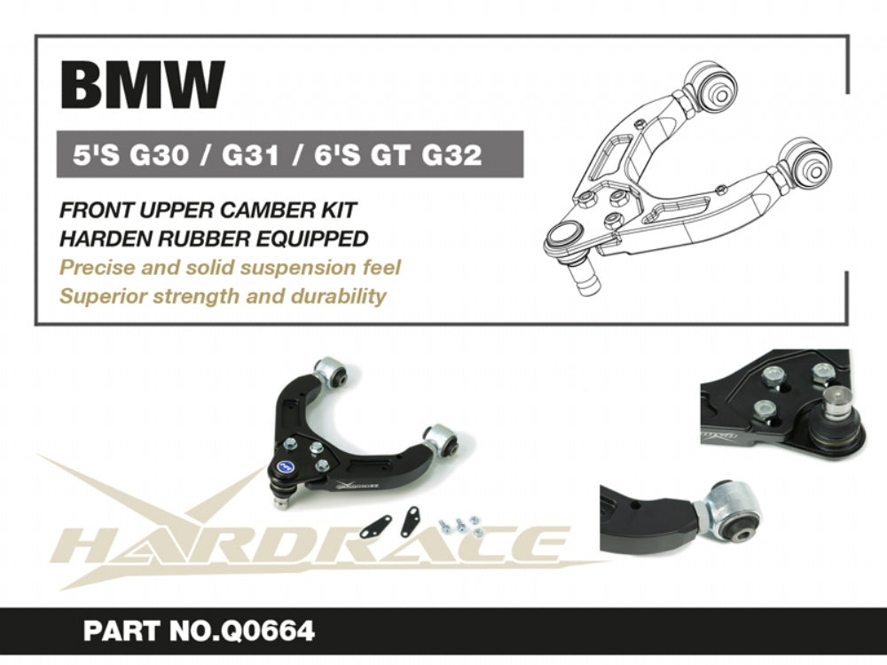 Front Camber Kit (Harden Rubber) for 5 Series G30 G31 | 6 Series GT G32