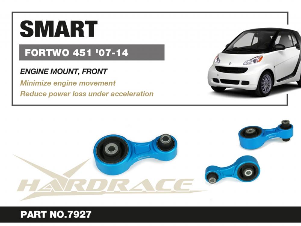Hardrace Smart Fortwo 451 '07-14 Front Engine Mount, 1pc Set