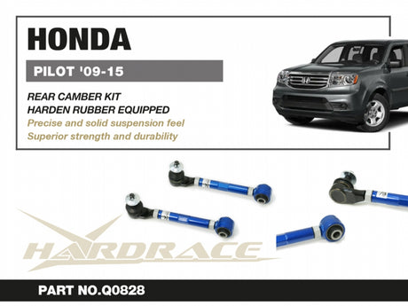 Rear Upper Camber Kit (Harden Rubber) Pilot '09-15