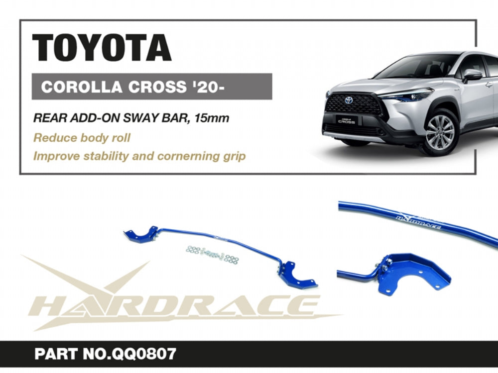 Rear Add-On Sway Bar 15mm for Corolla Cross XG10