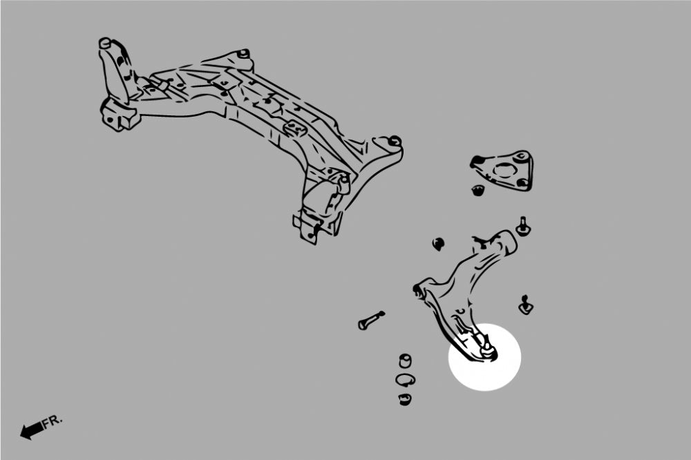 Front Lower Ball Joints 38.5mm (OE style) for Primera P10/ Pulsar N13/RNN14 GTI-R/Sentra B12/B15/N16