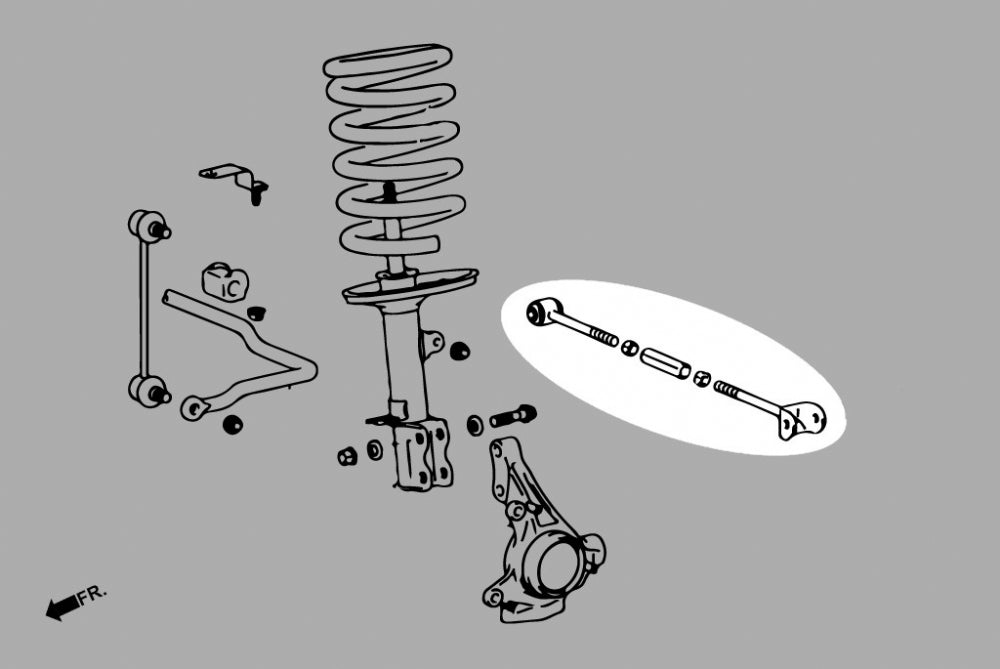 Rear Toe Kit (Pillow Ball Bushings) MR2 SW20/21