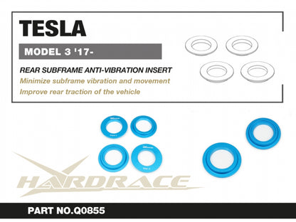 Rear Subframe Anti-Vibration Inserts for Model 3
