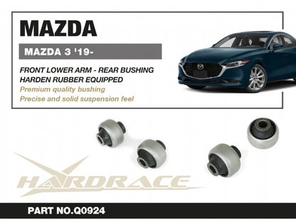 Front Lower Arm Bushings - Rear (Harden Rubber) for Mazda 3 Axela 4th BP
