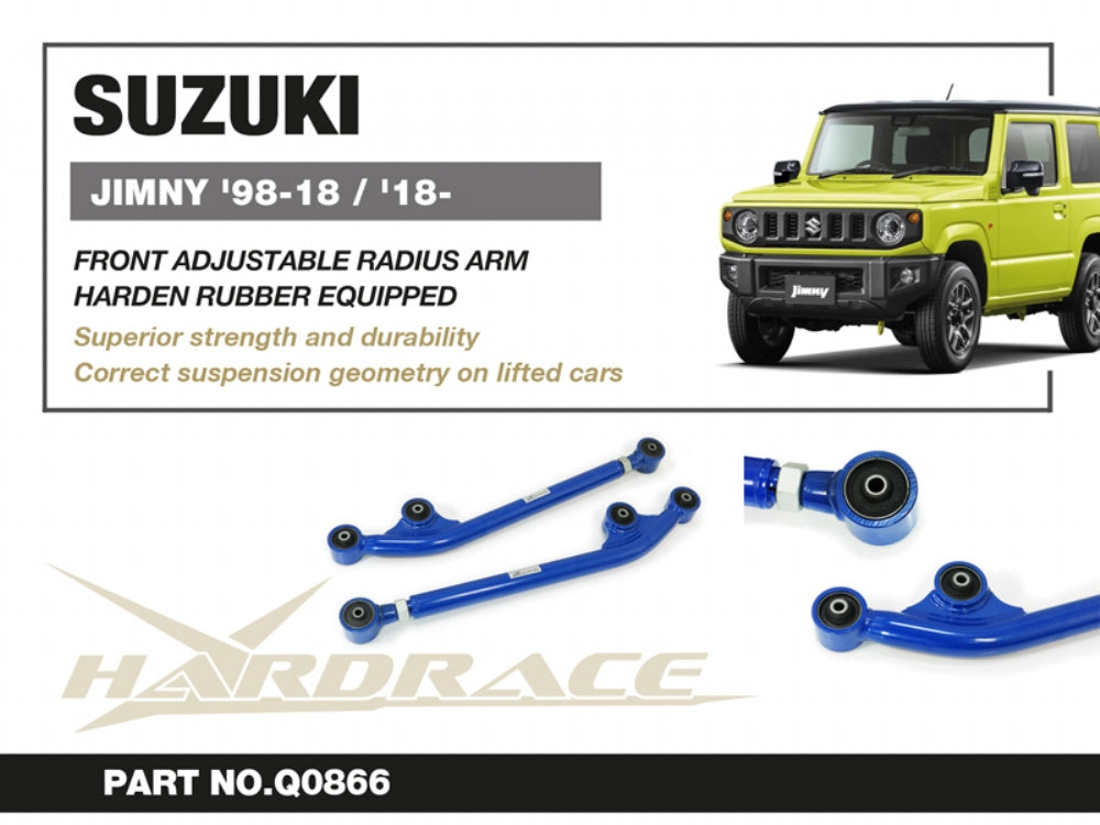 Front Adjustable Radius Arms for Jimny 4th 2018- (3 inch lift)