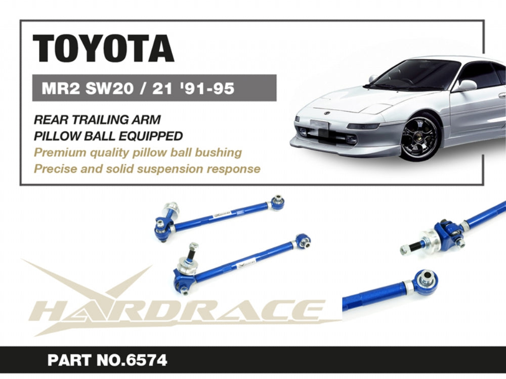 SW20MR-２ソニックブーンロールセンターアダプター　F/25ｍｍR/20ｍｍ Hardrace MR2/SW20 REAR TRAILING ARM (PILLOW BALL) 2PCS/SET