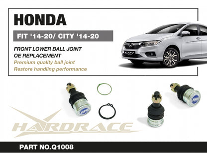 Front Lower Ball Joints for Honda Fit / Jazz 3rd 2013-2020 | Honda City 6th GM6 2014-2020