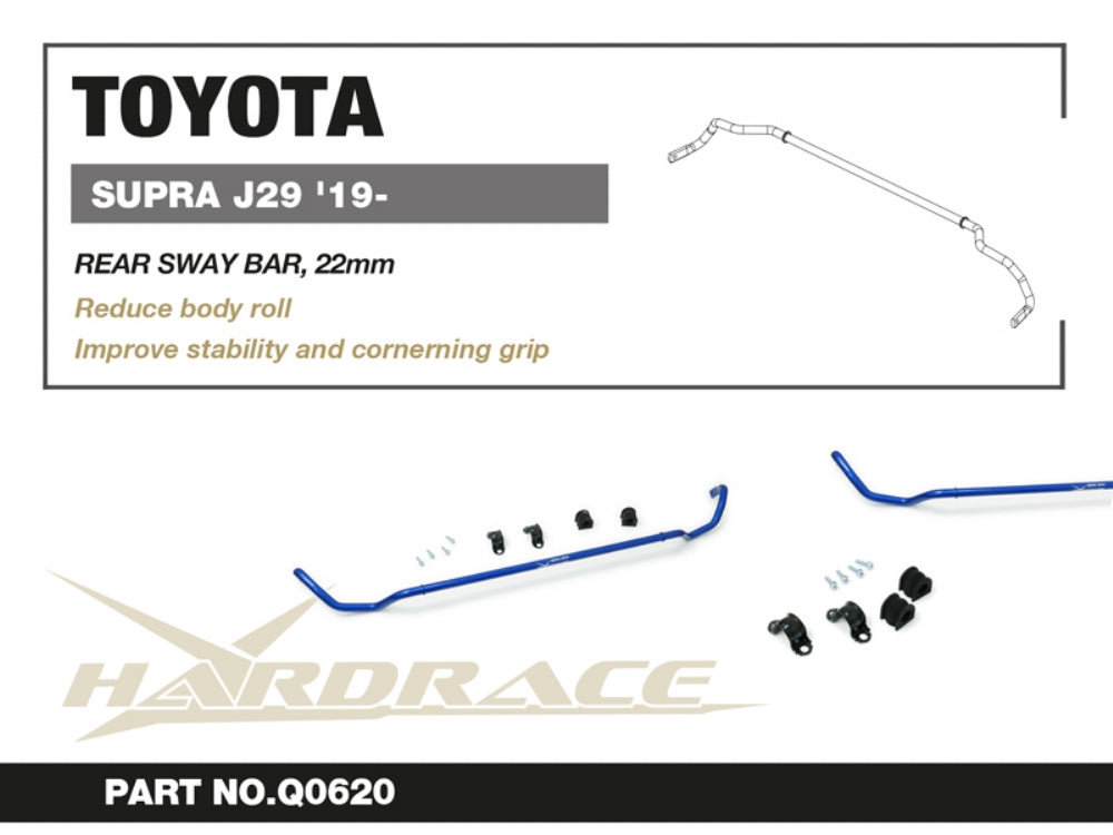 Rear Sway Bar 22mm for BMW 3 Series G20 G21 | Z4 G29 | 4 Series G22 G23 G26 | Supra 5th J29 A90