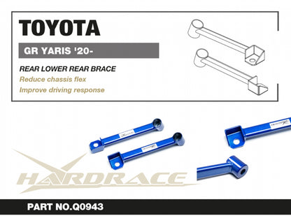 Rear Lower Brace for Toyota Yaris / Vitz GR GXPA16 MXPA12