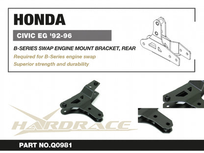 B-Series Engine Rear Mount T Bracket for 92-95 Civic