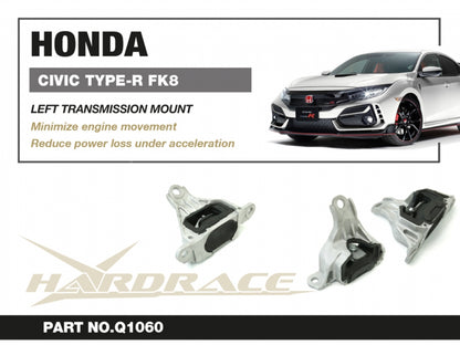 Left Side Transmission Mount for Honda Civic 10th Type-R FK8 2017-2022 | Honda Civic 11th Type-R FL5 2022-On