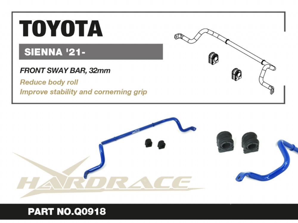 Front Sway Bar 32mm for Sienna 4th XL40 2021-present