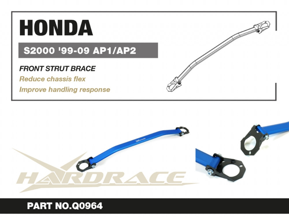 Hardrace Front Strut Bar For S2000 AP1 AP2