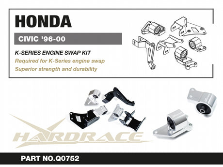 K-Series Swap Engine Mounts for 96-00 Civic