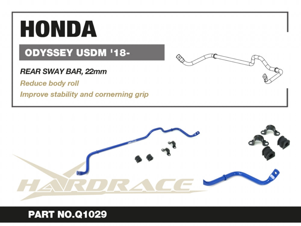 Rear Sway Bar for Honda Odyssey Usdm 5th RL6 2018-Present