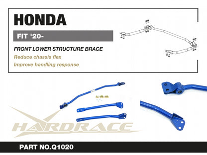 Front Lower Structure Brace for Honda Fit / Jazz 4th 2020-Present