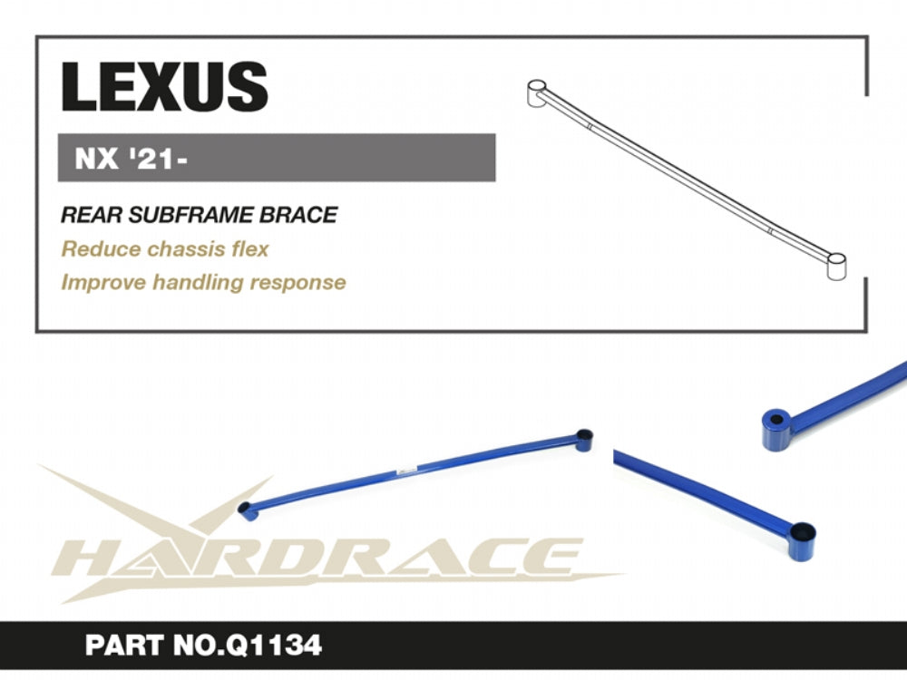 Hardrace Rear Sub-Frame Brace for Lexus NX '21-up til end of