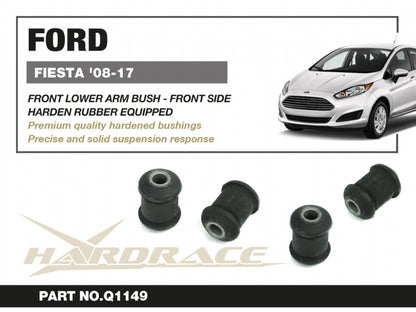 Front Lower Arm Bushings -Front- (Harden Rubber) 2pcs/set for MK6 '08-17 | Mazda 2 DE '08-14