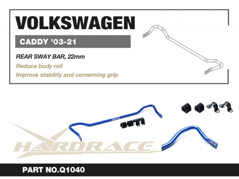 Rear Sway Bar Volkswagen Caddy MK3 2K