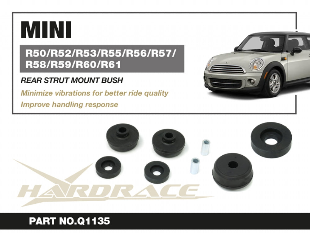 Hardrace Rear Strut Mount Bushings 6pcs/set for MINI R50/R52/R53/R55 ...