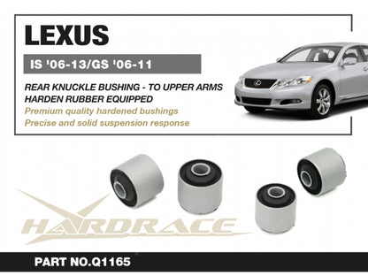 Rear Knuckle Bushings -Connect to Upper Arms- (Harden Rubber) 2pcs/set for IS250 IS350 '06-13 | GS '06-13
