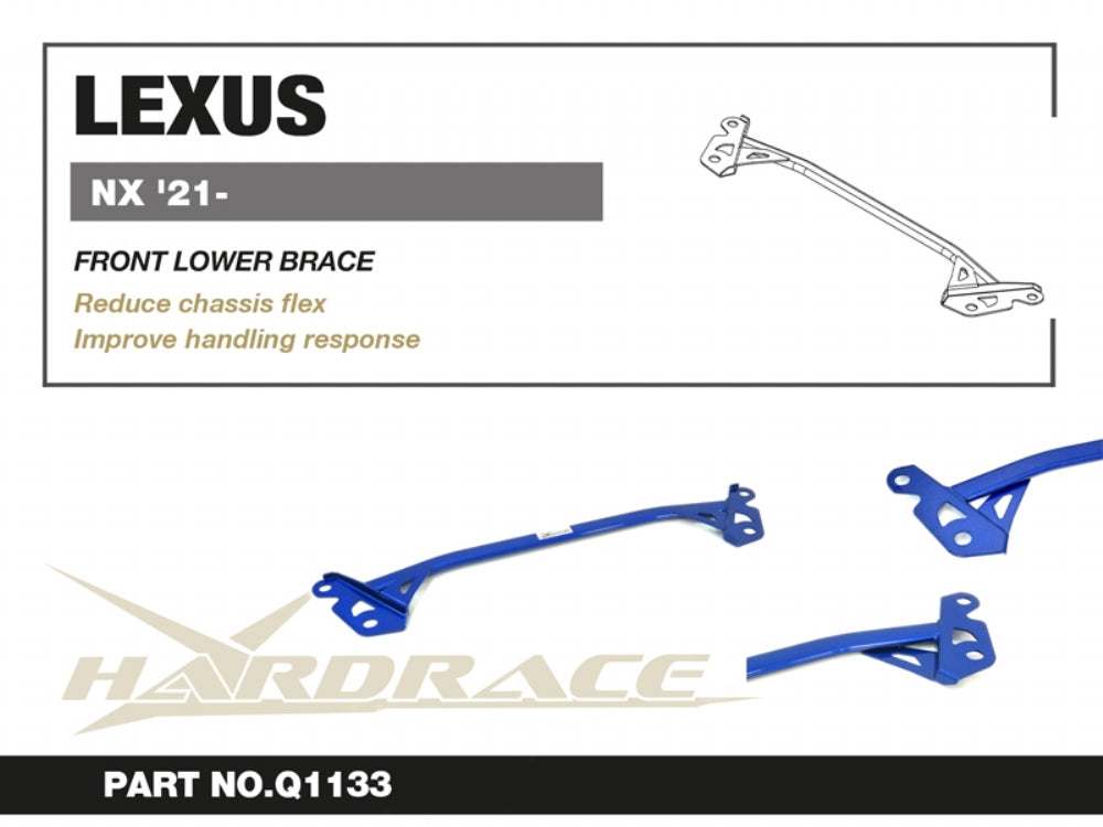Hardrace Front Lower Brace for Lexus NX AZ20 2022- – Velocity Shop