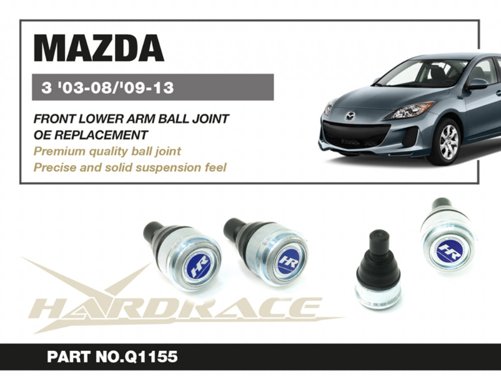 Front Lower Arm Ball Joints for Mazda 3 Axela 1st BK 2nd BL | 5 Premacy 2nd CR 3rd CW