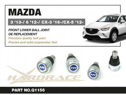 Front Lower Arm Ball Joints OE Replacement for Mazda 3 Axela 3rd 4th | 6 Atenza 3rd | CX-5 KE KF DK