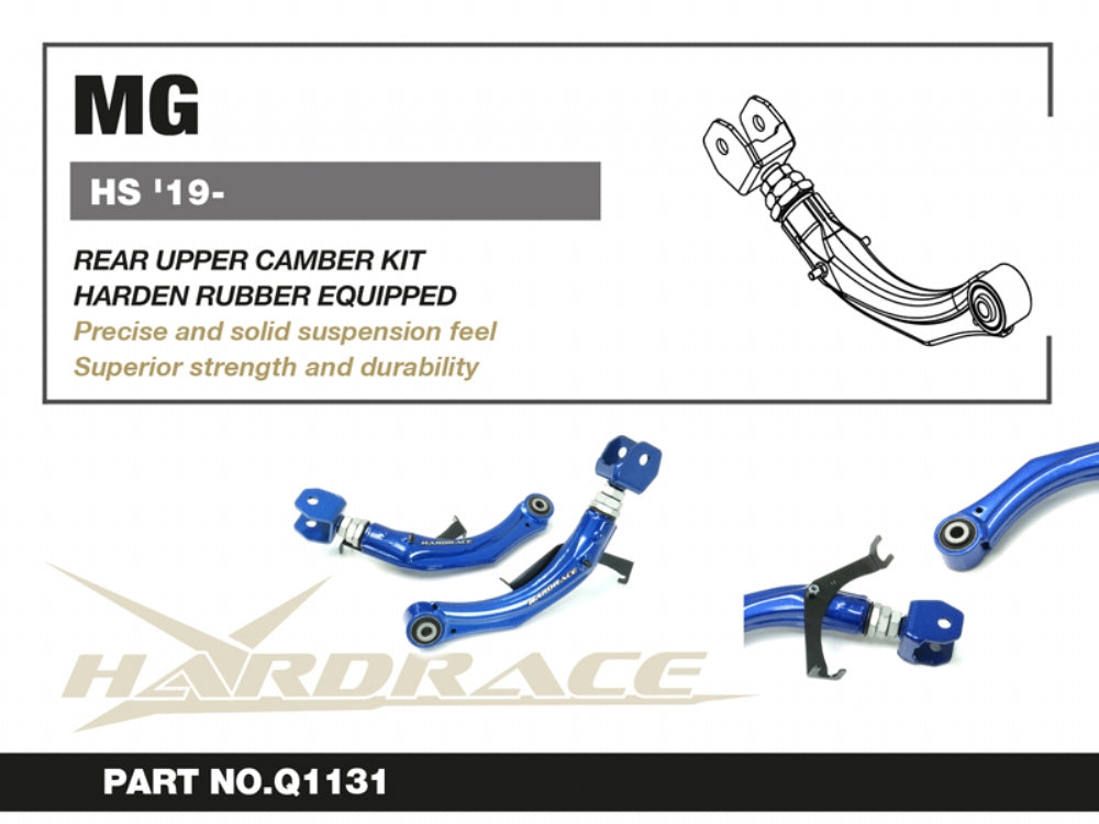 Hardrace Rear Upper Camber Kit (Harden Rubber) for MG HS