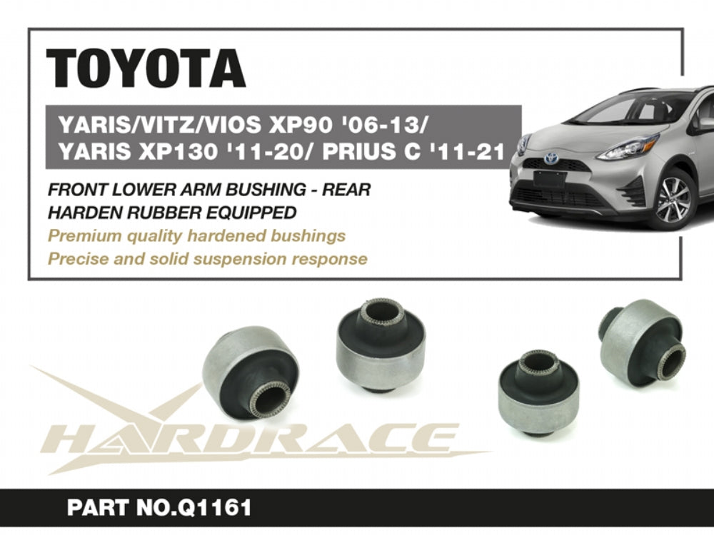 Front Lower Arm Bushing - Rear (Harden Rubber) for Vios 2nd NCP93 | Yaris Vitz 2nd XP90; 3rd XP130 | Prius C NHP10